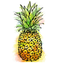 logo pineapple only